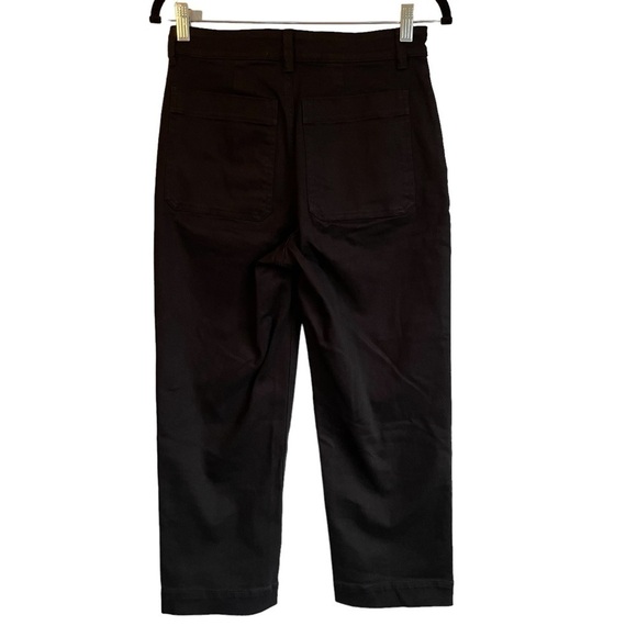 Everlane The Straight Leg Crop Short Black Size 00 NWT - Picture 4 of 9